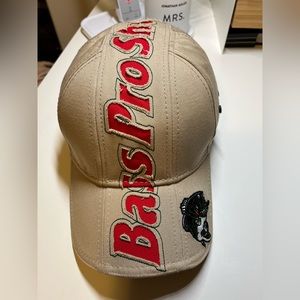 Bass Pro Shops Hat Adjust Fishing Outdoor Cap Spellout Embroidered Venti…